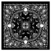 Hot Leathers BAB1039 Black Paisley Skull Bandana