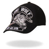 Hot Leathers BCA1030 Lone Wolf No Club Ball Cap