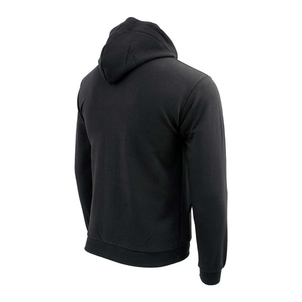 Biker Clothing Co. BCC118025 Men's Classic Black Hoodie with Zipper Closure