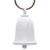 Milwaukee Leather MLB9175 White Motorcycle Good Luck Bell w/ Key Ring-Key Chain Accessory for Bikers