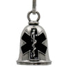 Milwaukee Leather MLB9060 EMT Nurse Motorcycle Good Luck Bell w/ Key Ring-Key Chain Accessory for Bikers