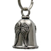 Milwaukee Leather MLB9068 Angel Wings  Motorcycle Good Luck Bell w/ Key Ring-Key Chain Accessory for Bikers