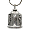 Milwaukee Leather MLB9082 Bulldog Motorcycle Good Luck Bell w/ Key Ring-Key Chain Accessory for Bikers