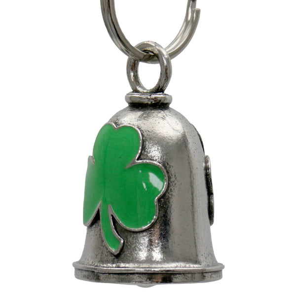 Milwaukee Leather MLB9086 Clover Motorcycle Good Luck Bell w/ Key Ring-Key Chain Accessory for Bikers