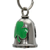 Milwaukee Leather MLB9086 Clover Motorcycle Good Luck Bell w/ Key Ring-Key Chain Accessory for Bikers