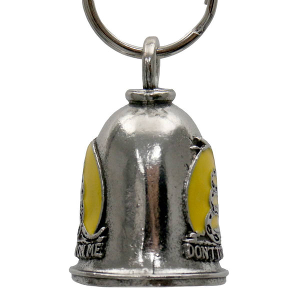 Milwaukee Leather MLB9093 Don't Tread on Me Motorcycle Good Luck Bell w/ Key Ring-Key Chain Accessory for Bikers