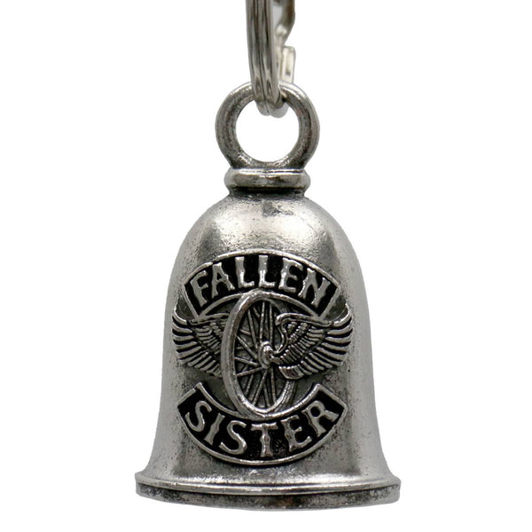 Milwaukee Leather MLB9099 Fallen Sister Motorcycle Good Luck Bell w/ Key Ring-Key Chain Accessory for Bikers