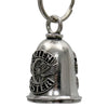 Milwaukee Leather MLB9099 Fallen Sister Motorcycle Good Luck Bell w/ Key Ring-Key Chain Accessory for Bikers