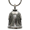 Milwaukee Leather MLB9117 Live Free Hardcore Motorcycle Good Luck Bell w/ Key Ring-Key Chain Accessory for Bikers