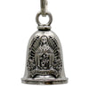 Milwaukee Leather MLB9150 Virgin Mary Motorcycle Good Luck Bell w/ Key Ring-Key Chain Accessory for Bikers