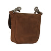 Hot Leathers CPL5002 Distressed Brown Leather Ladies Clip Pouch