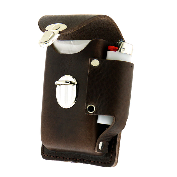 Hot Leathers CSB1010 Cigarette Case with Lighter Pouch