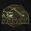 Official Cycle Source Magazine CSM1006 Men’s Chopper Black T-Shirt