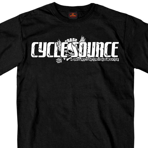 Official Cycle Source Magazine CSM1008 Men’s Scooter Tramp Black T-Shirt