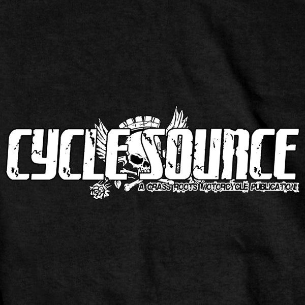 Official Cycle Source Magazine CSM1008 Men’s Scooter Tramp Black T-Shirt