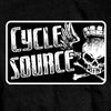 Hot Leathers CSM1015 Official Cycle Source Logo Black T-Shirt