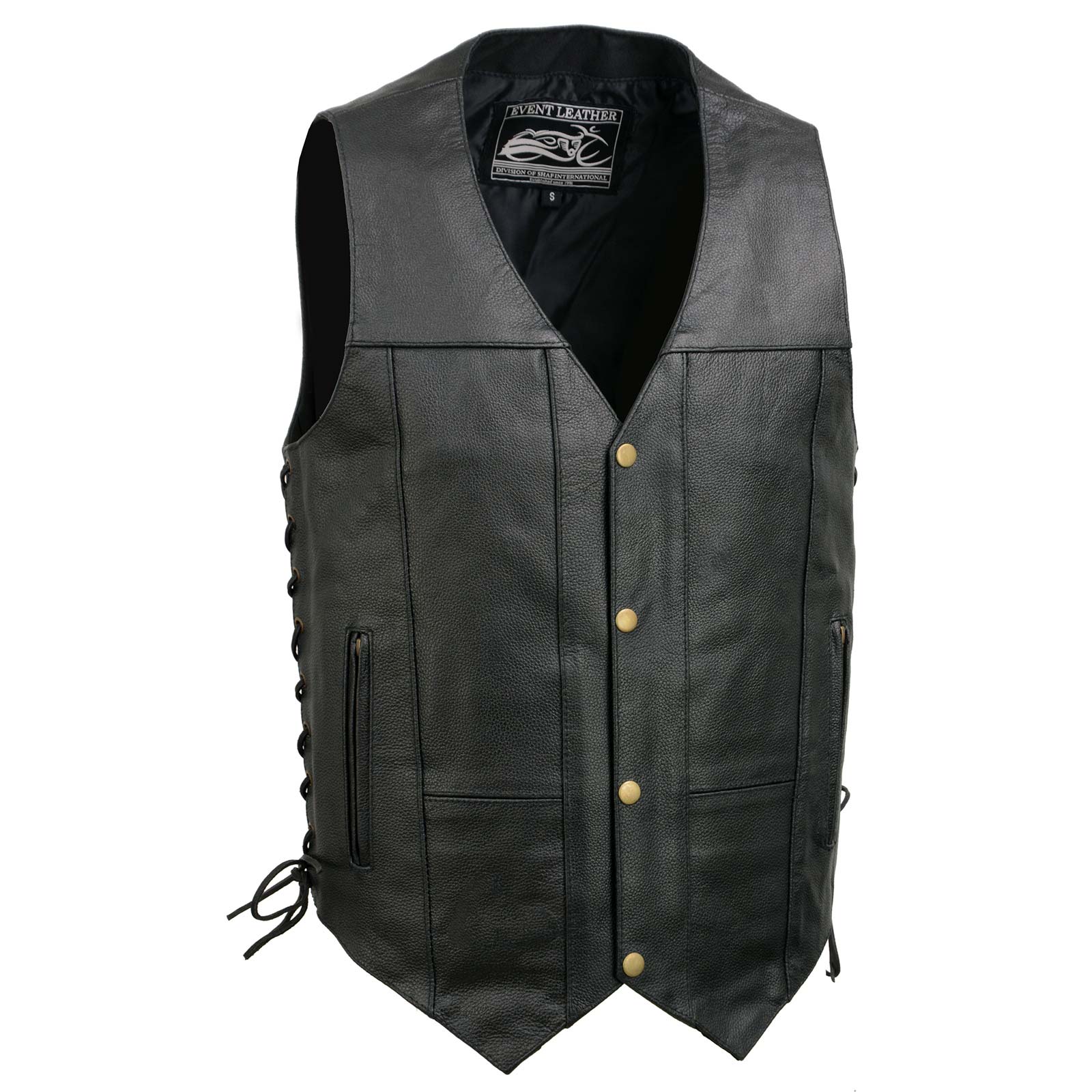 Motorcycle leather vest near me best sale