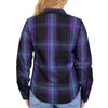 Hot Leathers FLL3006 Ladies 'Voodoo' Flannel Long Sleeve Shirt