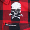 Hot Leathers FLM2103 Men's 'Skull and Bones' Flannel Long Sleeve Shirt
