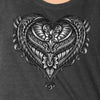 Hot Leathers GLD1507 Ornate Angel Wings Curvy Ladies T-Shirt