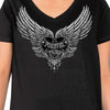 Hot Leathers GLR1509 Silver Flight Forever Free Ladies Tee