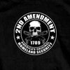 Hot Leathers GMD1158 Mens '2nd Amendment America's Original Homeland Security' Black T-Shirt