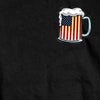 Hot Leathers GMD1496 Men's Beer Mug Flag T-Shirt