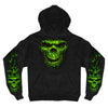 Hot Leathers GMS4023 Men’s Shredder Skull Black Hoodie Sweatshirt