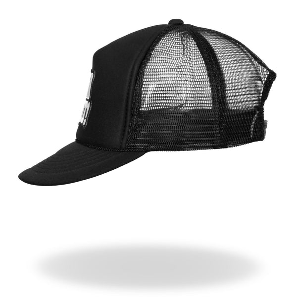 Hot Leathers GSH1006 Oh Shit Trucker Black Hat