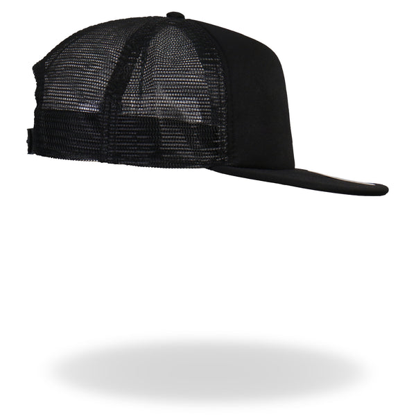 Hot Leathers GSH1013 FTW All Black Snap Back Hat