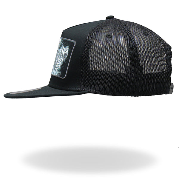 Hot Leathers GSH1019 Black ‘Assassin Rider’ Snap Back Hat