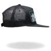 Hot Leathers GSH1019 Black ‘Assassin Rider’ Snap Back Hat