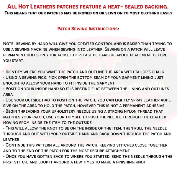 Hot Leathers Scars Are Like Tattoos Patch PPL9450