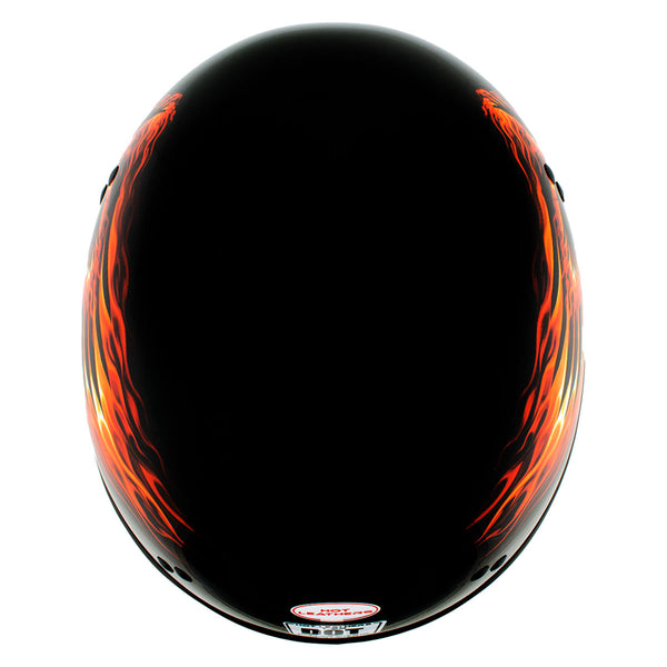 Hot Leathers HLD1006 'Black Out Eagle' Motorcycle DOT Approved Skull Cap Half Half Helmet for Men and Women Biker