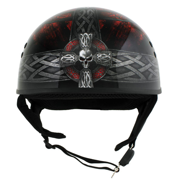 Half Lid Motorcycle Helmets Skid Lid® Original Bomber Pin Up Half