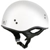 Hot Leathers HLT68 'The O.G.' Glossy White Advanced Motorcycle Skull Cap Half DOT Approved Helmet