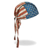 Hot Leathers HWH1088 Vintage American Flag Headwrap