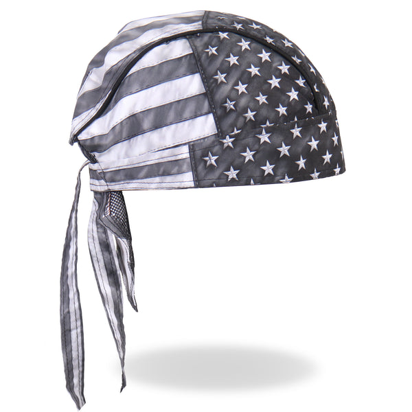 Hot Leathers HWH1092 Gray Flag Headwrap