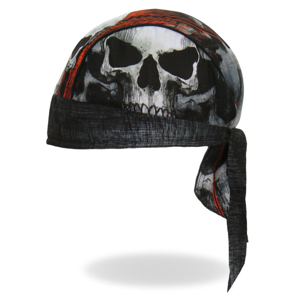 Hot Leathers HWH1098 Jumbo Skull Headwrap