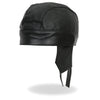 Hot Leathers HWL1010 Black Perforated Leather Headwrap