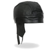 Hot Leathers HWL1010 Black Perforated Leather Headwrap