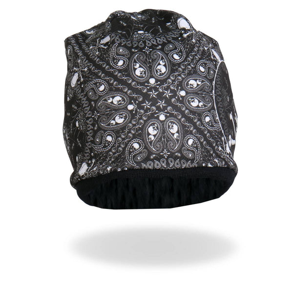 Hot Leathers KHC1025 Sublimated Paisley Bones Beanie