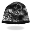 Hot Leathers KHC1037 Smoking Gun Skull Soft Beanie