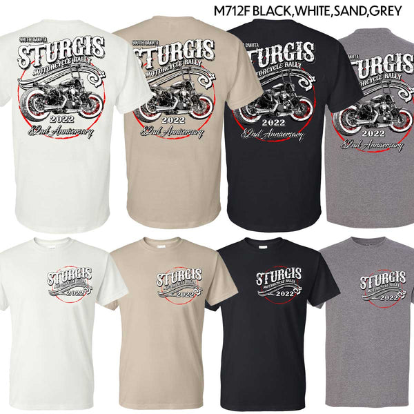 Milwaukee Leather XS16009 Men’s 82nd ‘Sturgis’ Assorted 5 for $40.00 T-Shirts