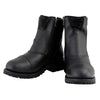 Milwaukee Leather MBL202 Women's Black Premium Leather Double Sided Zipper Motorcycle Riding Boots