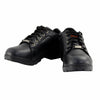 Milwaukee Leather MBL9311 | Women's Black Leather Lace-Up Motorcycle Riding Shoes with Anti-Slip Outsole