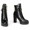 Milwaukee Leather MBL9430 Women's Black Fashion Casual Boots with Side Zipper Entry