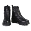Milwaukee Leather MBL9446 Women's ‘Siren’ Premium Black Leather Studded Fashion Boots w/ Side Zippers