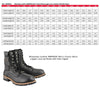 Milwaukee Leather Men's Classic Black Leather Lace-Up Logger Boots w/ Side Zipper MBM9095