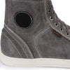 Milwaukee Leather MBM9109 Men's Grey Suede Leather Reinforced Street Riding Waterproof Shoes w/ Ankle Support